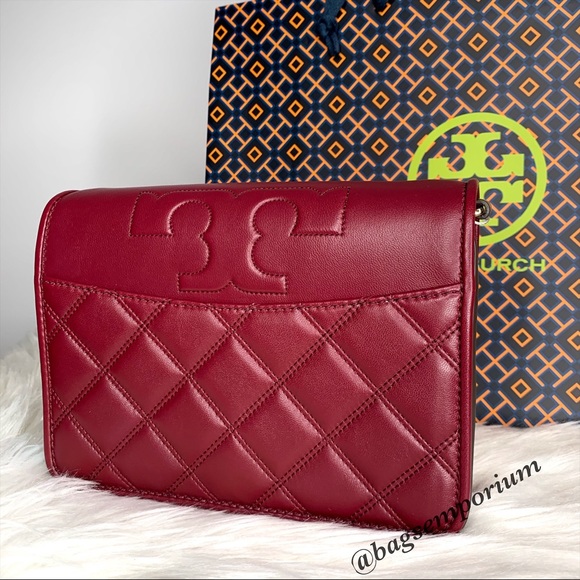 Tory Burch Leather Quilted Crossbody Bag - Picture 5 of 15